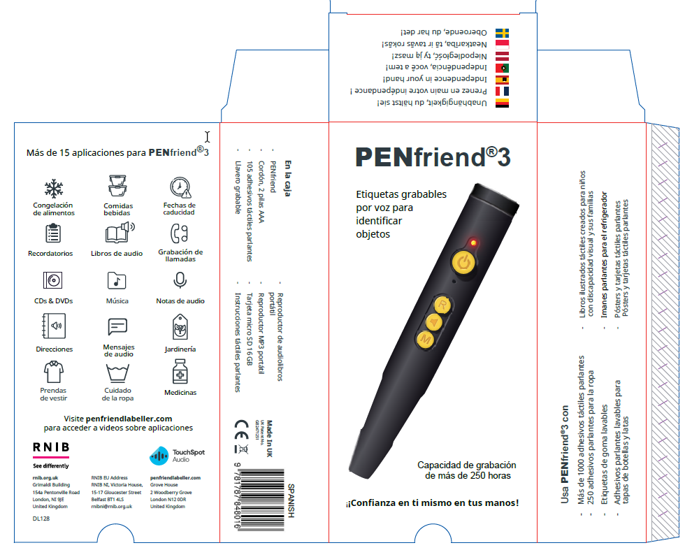 Spanish box fully laid out